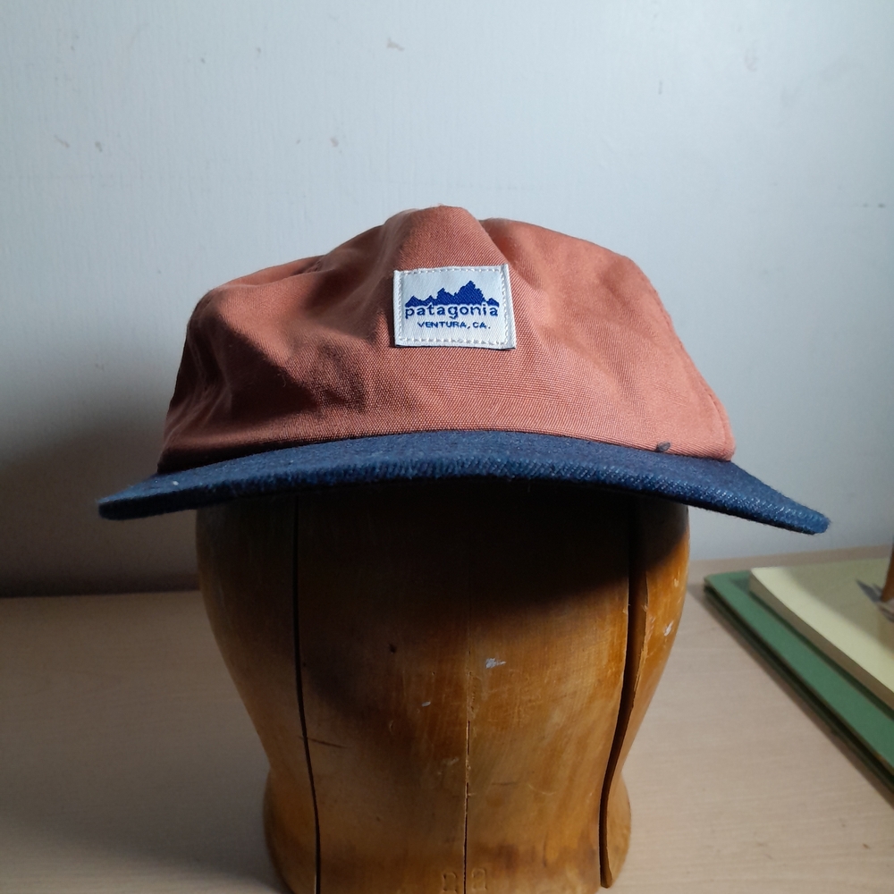 Patagonia Salmon and Navy Cap